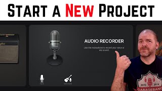 How to START a GarageBand iOS project