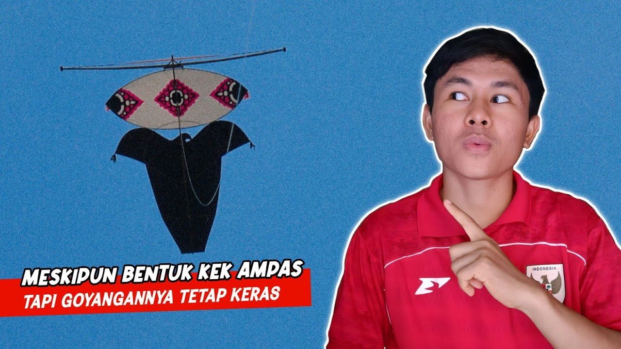 100 PERSEN GOYANG! Tes Terbang Layangan Sekak Madura Mini Size 170 CM Berhasil Mengudara