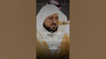 تلاوة عطرة #ماهر_المعيقلي
