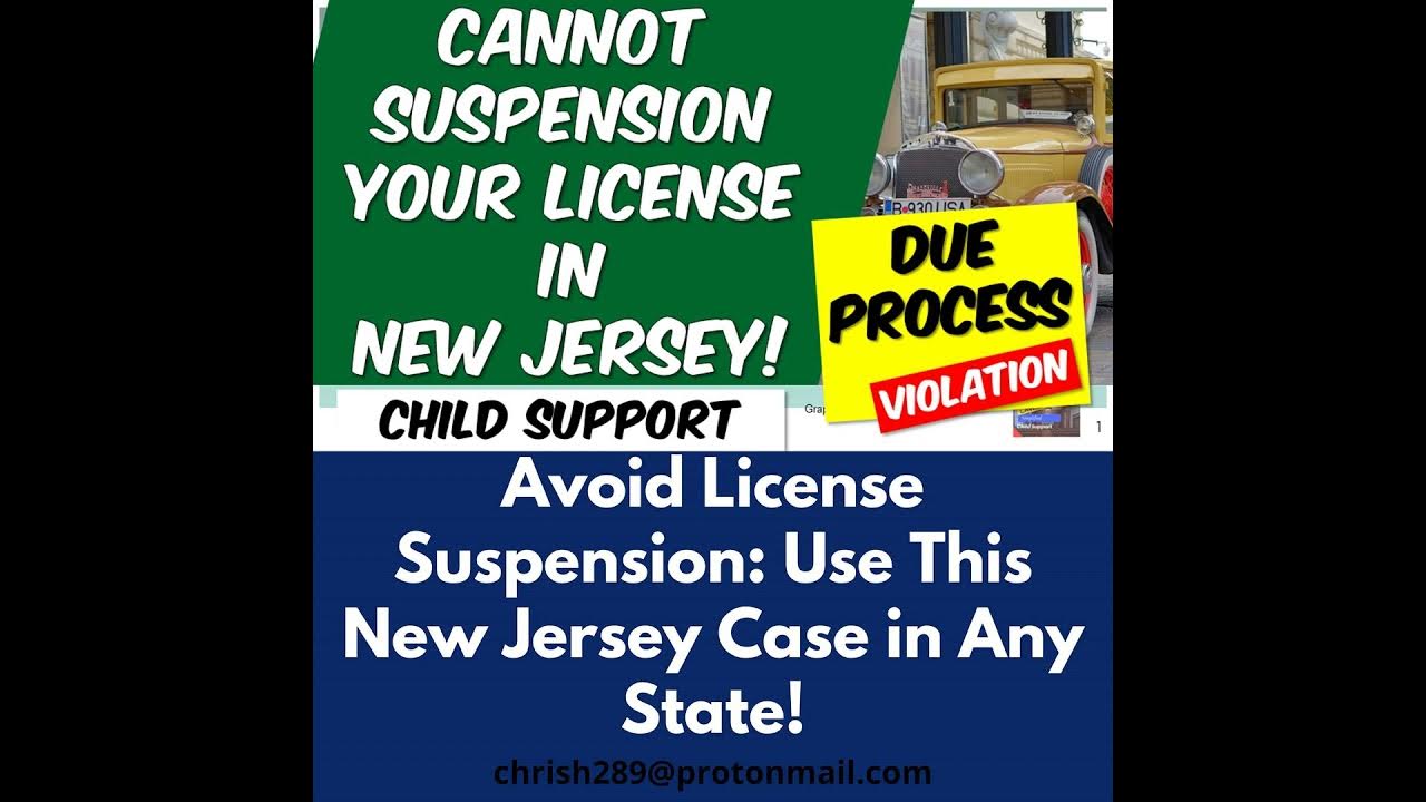 Season 7 Episode 1 Avoid License Suspension Use This New Jersey Case