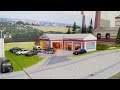 Autowerkstatt in Spur H0 mit ferngesteuerten VW Bus #scale #modellbau #diorama #rc #carson