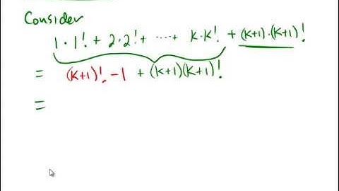 A proof by Mathemtical Induction
