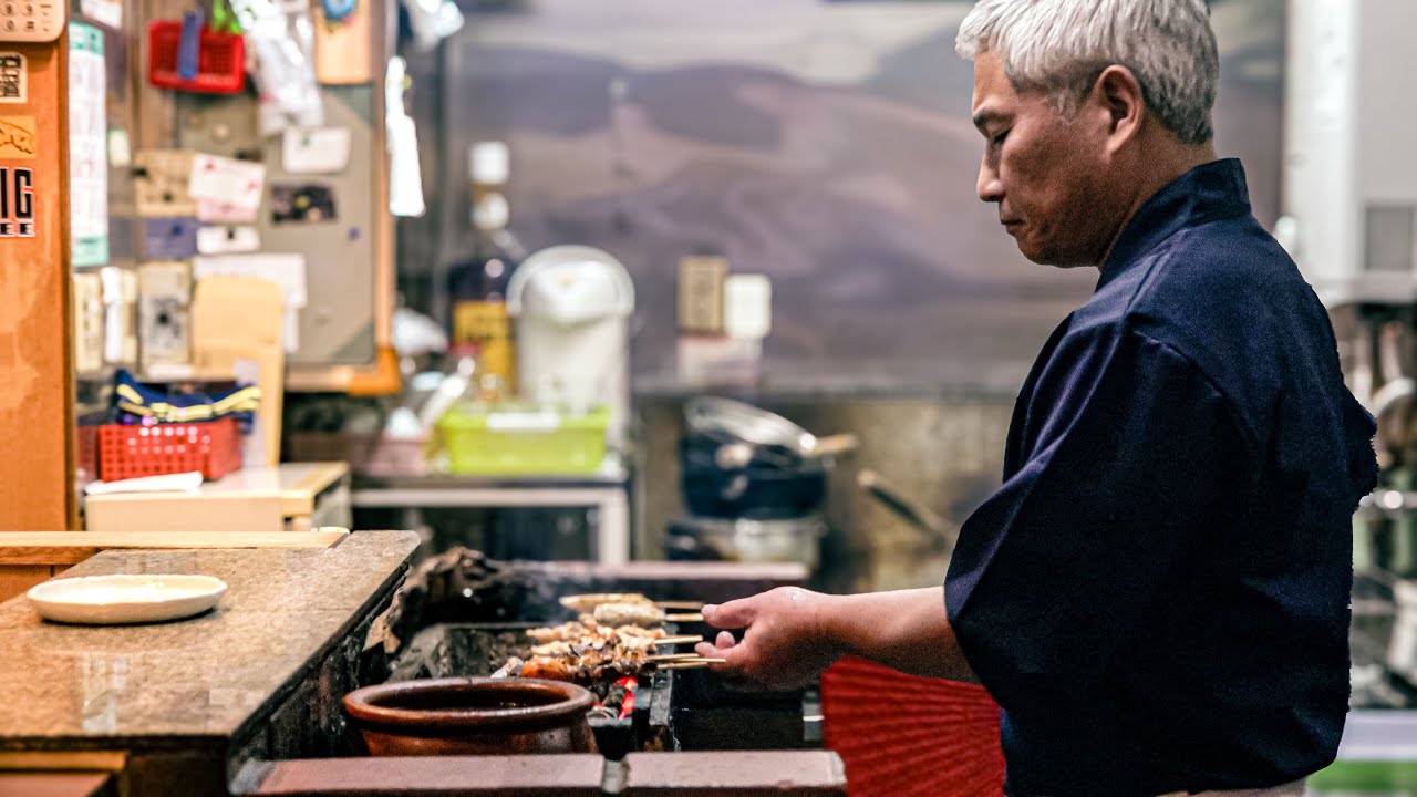 Мастерство приготовления популярного японского блюда «якитори».