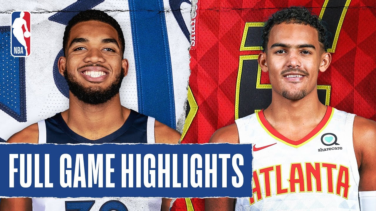 TIMBERWOLVES at HAWKS FULL GAME HIGHLIGHTS November 25, 2019 YouTube
