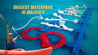 Maldives | EP 3 | Biggest Floating Waterpark in Maldives | Takeshi's Castle in Siyam World Maldives