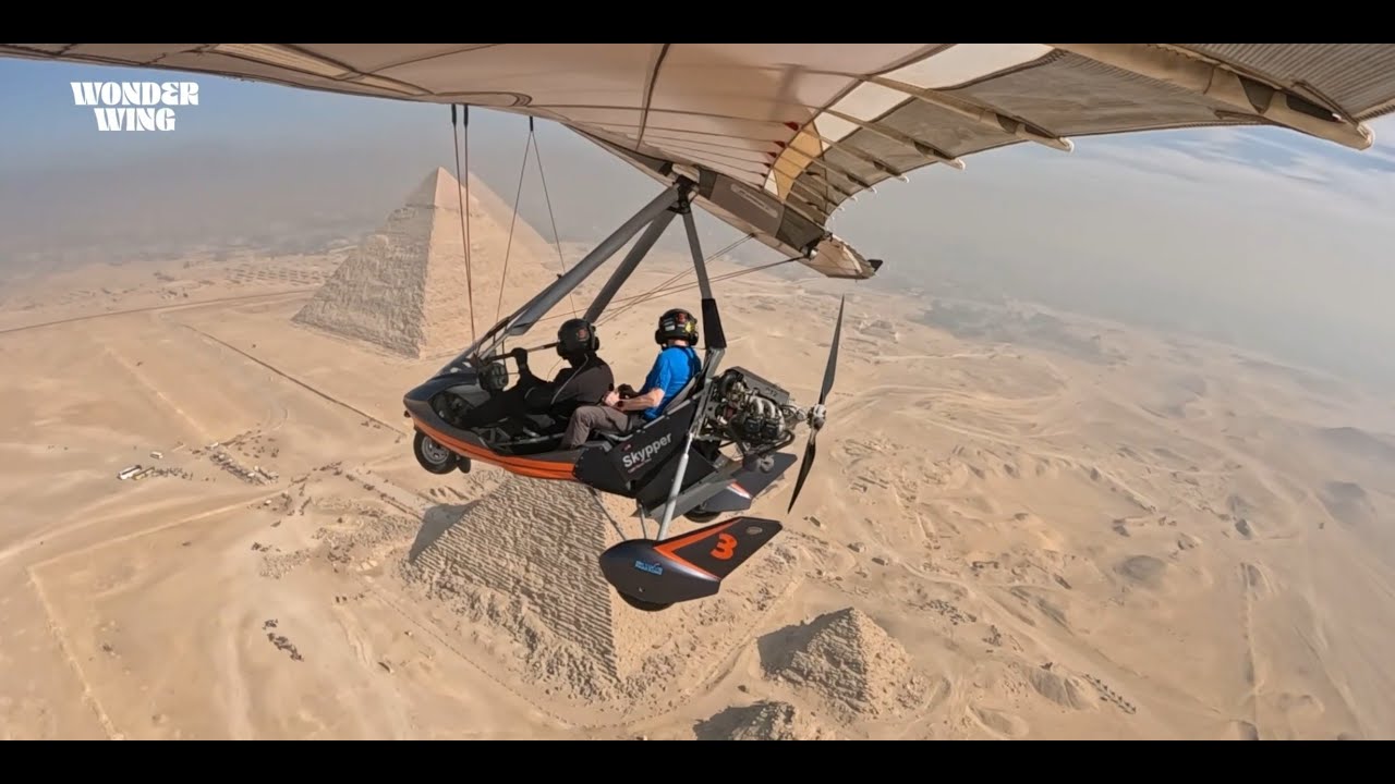 Flug über den Pyramiden von Gizeh - Mega Erlebnis mit Wonder Wing - Einmalig.