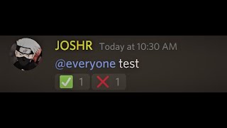 Announcement command (DYNO)