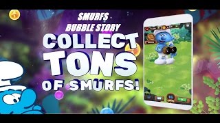 Smurf Bubble Story Level 49 | the lost village game screenshot 3