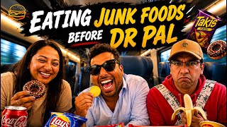 யோவ் சதீஷு என்னயா இது 🤣😂 Eating Junk Food Before Dr. Pal l😂🤣😳😩 #sathishdeepa #drpalsathish