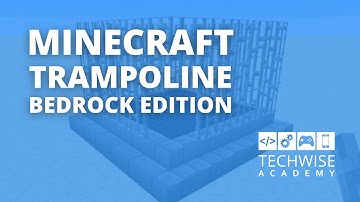 Minecraft: Create a Trampoline with Command Blocks - Bedrock Edition