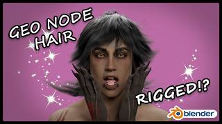 Blender - Geometry Node Hair Rigging Tutorial
