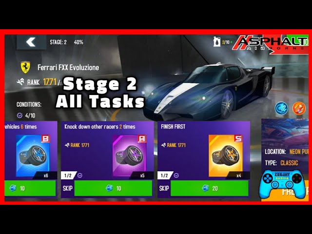 ASPHALT 9, PERFORM NO BARREL ROLL IN A SINGLE HIT THE ROAD EVENT RACE