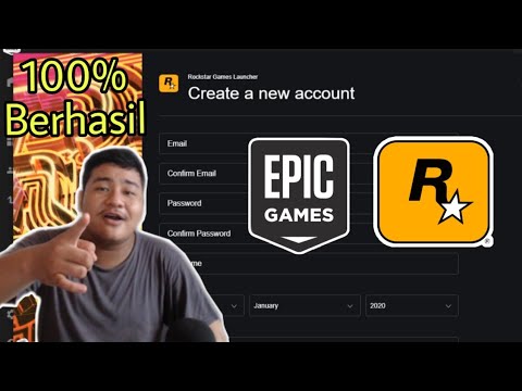 CARA MEMBUAT AKUN / DAFTAR AKUN ROCKSTAR SOSIAL CLUB DI GTA 5 V EPIC GAMES