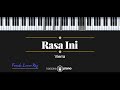 Rasa ini  vierra karaoke piano  female lower key