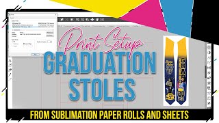 Grad Stole Print Settings  No Splitting Required