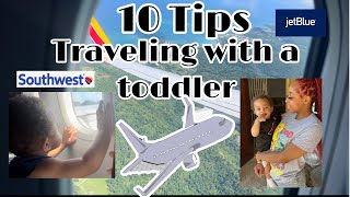 10 TRAVEL Tips For When FLYING with a TODDLER!