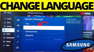 how to change language on samsung smart tv - full guide 2024