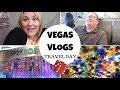 VEGAS VLOGS  - TRAVEL DAY AND A TIPSY ROBOT
