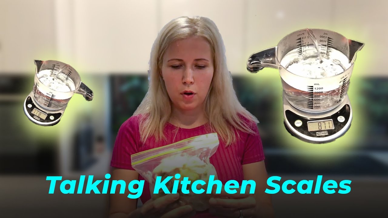 English Talking Kitchen Scale for Blind People or Visually Impaired