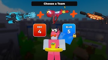 Raygun + Minigun + Flamethrower Gameplay | CTF | Red Team