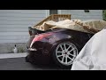 Bagged 350z Overfender Install