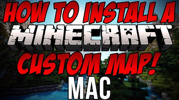 How to install Minecraft maps on MAC in less than 2 Minutes!
