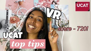 UCAT verbal reasoning tips | how i scored 720!