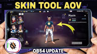 I Tried Free Fire Skin Tool AOV After OB54 Update || 100% Working 🔥 screenshot 2
