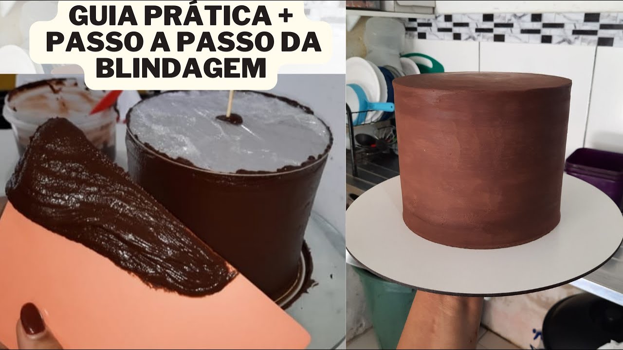 COMO FAZER GUIA PARA BLINDAR BOLO GASTANDO MENOS DE 2 REAIS/ BLINDAGEM PERFEITA PASSO A PASSO