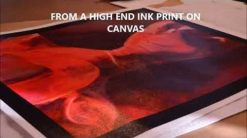 HOW TO STRETCH AND CREATE A GICLEE ON CANVAS