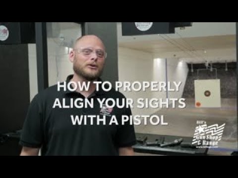 How To Properly Align Your Sights With A Pistol