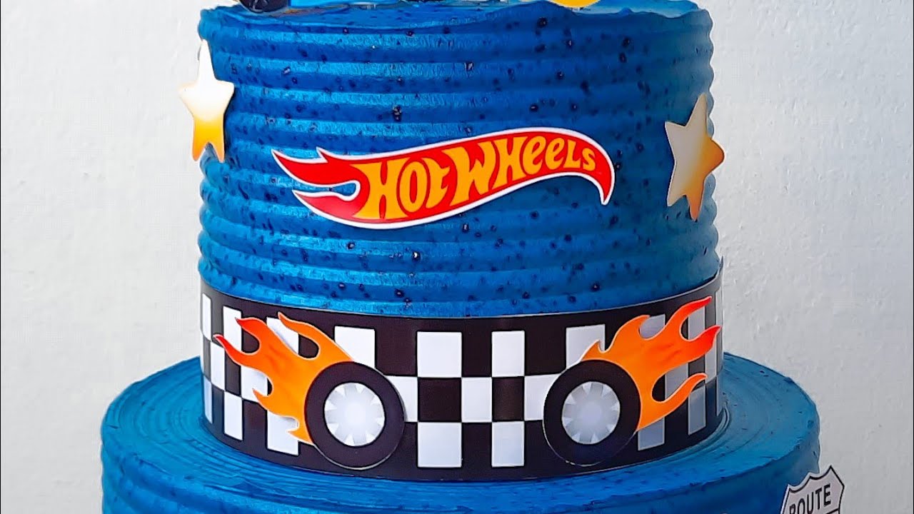 Bolo Hot Wheels, 2 andares, bolo de andar