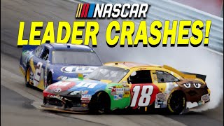 NASCAR Leader Wrecks
