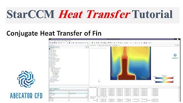 Conjugate Heat Transfer (CHT) by StarCCM - Free convection simulation around a 2D solid fin