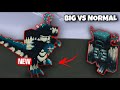 Big Warden vs Normal Warden in Minecraft 😱 | New Mod #minecraft #gaming 