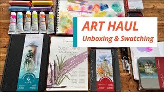 NEW Art Supplies Art Haul Unboxing Jackson's Art Hahnemuhle