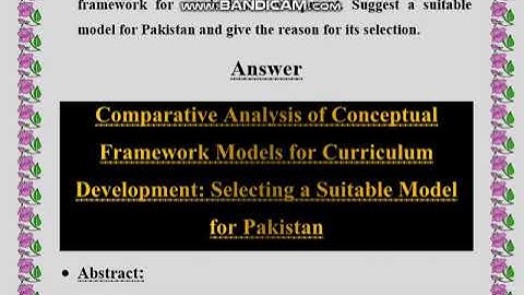 AIOU solved assignment 2 | b.ed(spring2023) | code 8603 | Q#5 framework of curriculum development