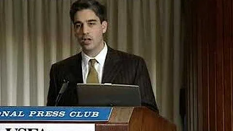 Jeff Bladen at the National Press Club