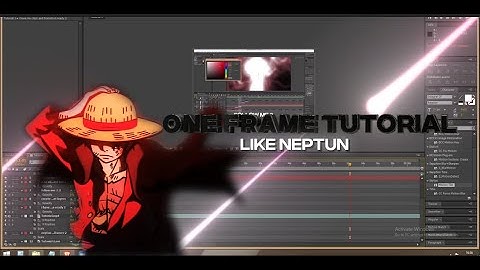ONE FRAME TUTORIAL LIKE NEPTUN AND ME - After Effects [4k]