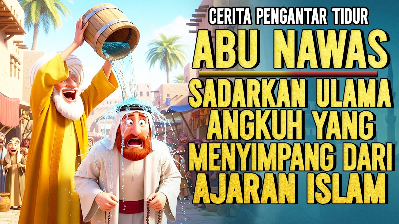 ABU NAWAS MENYADARKAN ULAMA ANGKUH YANG MENYIMPANG DARI AJARAN ISLAM || DONGENG SEBELUM TIDUR