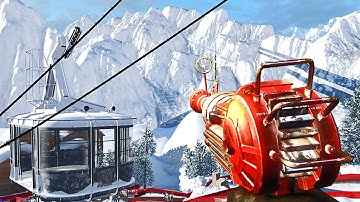 SKIGEBIET DER TOTEN - NEW ZOMBIES CHALLENGE MAP! Call of Duty Black Ops 3 Mod Gameplay