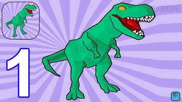 Dino Wars Game - Gameplay Walkthrough Part 1 Dino War Army Commander Defense (Android, iOS)