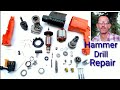 Hammer drill servicing easy method