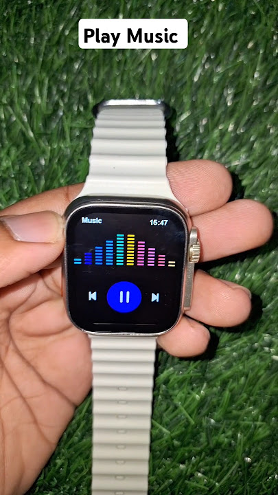 How To Play Music 🎶 In T800 Ultra 2 Smartwatch #shorts #viralshort #music #shortfeed