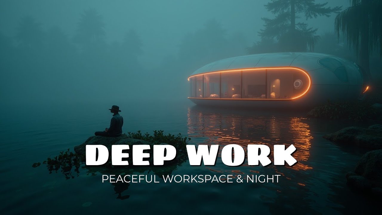 Peaceful Workspace & Night Deep Work ~ Безмятежная Прибрежная Атмосфера & Спокойный Фокус