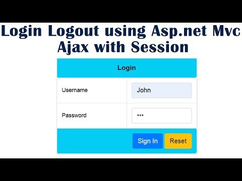 Login Logout using Asp.net Mvc Ajax with Session