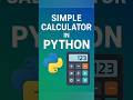 Simple Calculator in Python | Beginners Tutorial | Python for Beginners | Learn IT with AK