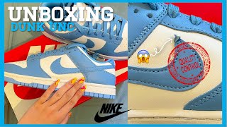 S1Ep19 - UNBOXING Nike Dunk Low University Blue UNC + QUALITY REVIEW of dunks