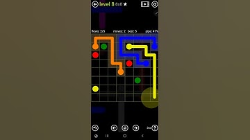 How To Solve Flow Free Extreme Pack Level 8 8x8 Hard Board Walk Through Solution Walkthrough