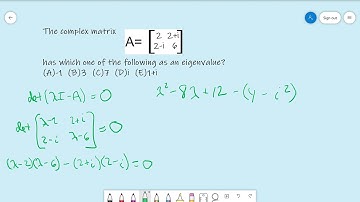 Cracking the GRE Math Subject Test - Linear Algebra #20 (Easy+)